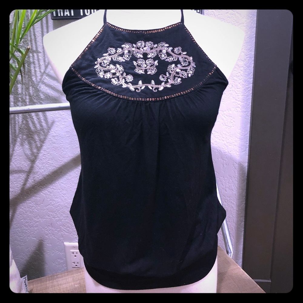 Black Twenty One Halter Top